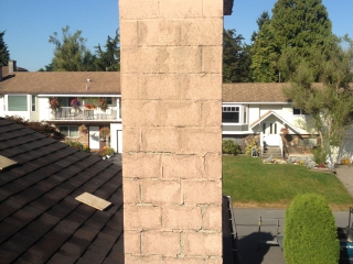 Chimney In Need of Repair in Surrey BC