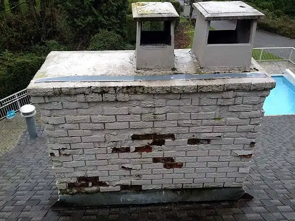 Abbotsford Chimney Before