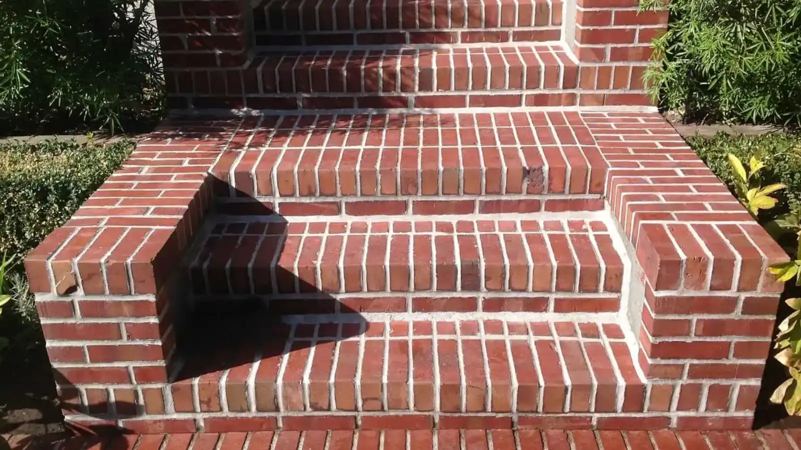 Repaired Brick Masonry steps in Vancouver.
